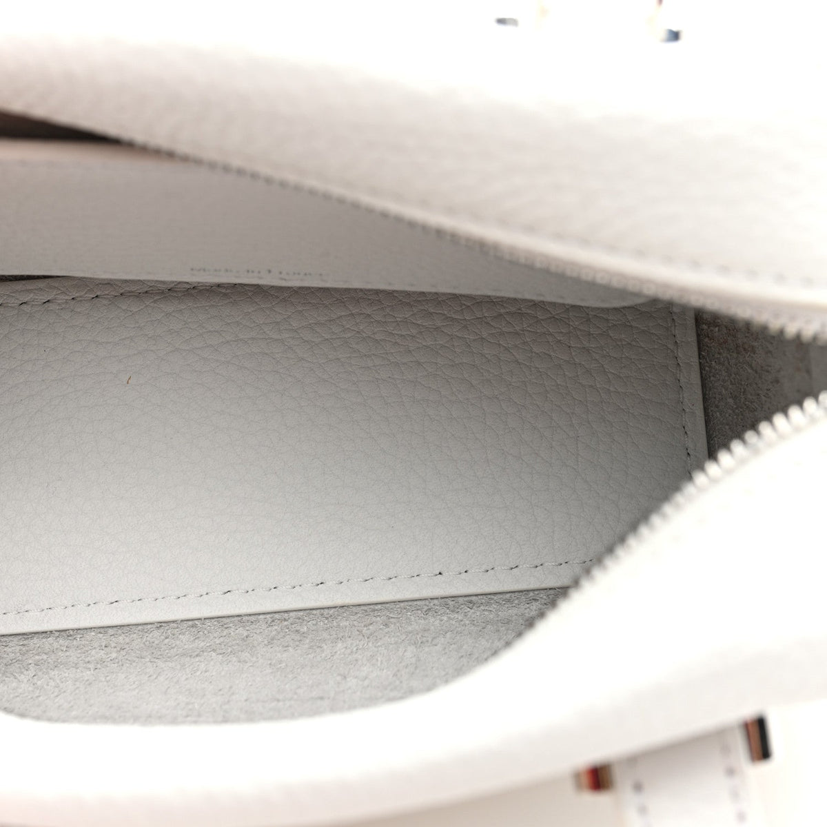 デルヴォー クールボックス ナノ ショルダーバッグ White トリヨンソフト シルバー金具 DELVAUX COOL BOX NANO SHOULDER BAG WHITE TAURILLON SOFT SILVER HARDWARE