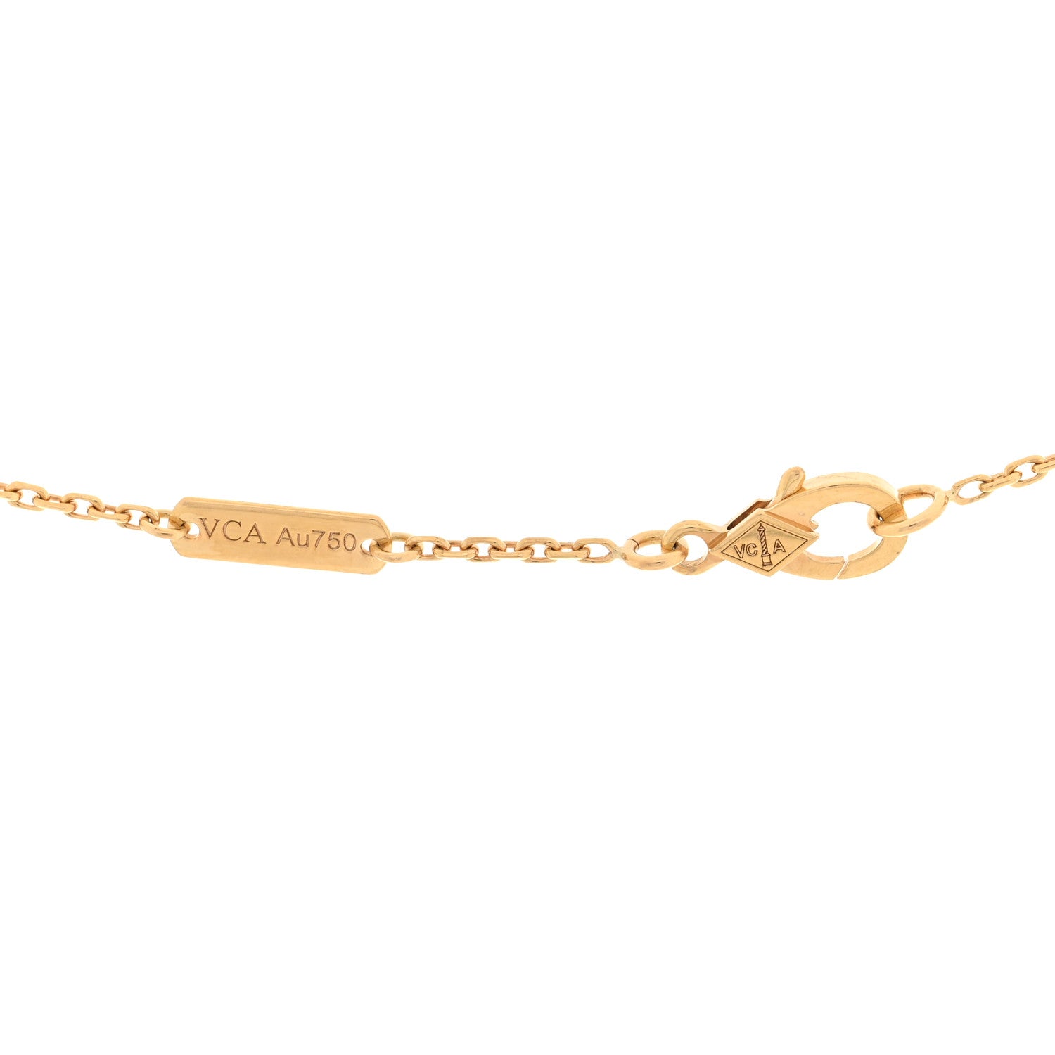 ヴァンクリーフ＆アーペル ヴィンテージアルハンブラ ペンダントネックレス ダイヤモンド 18K イエローゴールド VAN CLEEF & ARPELS VINTAGE ALHAMBRA PENDANT NECKLACE DIAMOND 18K YELLOW GOLD
