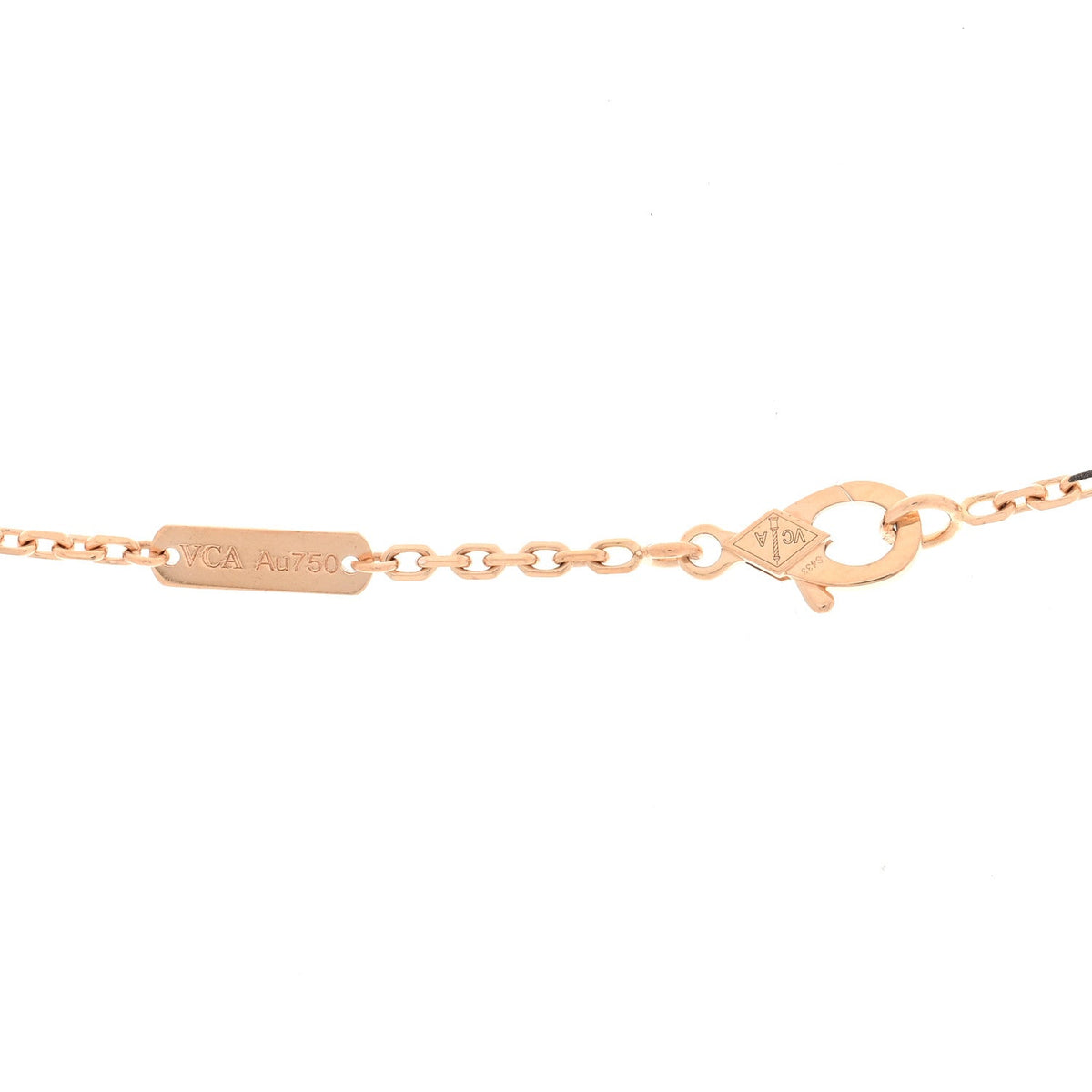 ヴァンクリーフ＆アーペル スモール フリヴォル ペンダントネックレス ダイヤモンド 18K ローズゴールド VAN CLEEF & ARPELS SMALL FRIVOLE PENDANT NECKLACE DIAMOND 18K ROSE GOLD