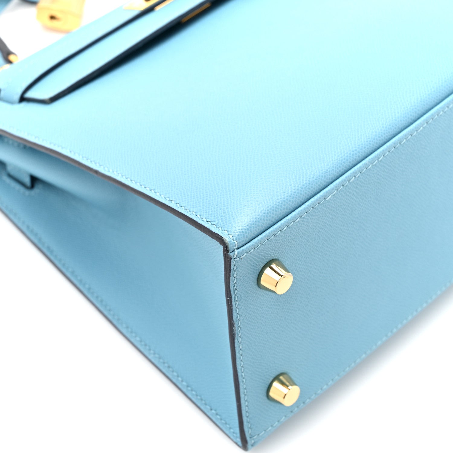 エルメス ケリー 25 外縫い Bleu Du Nord マダムカーフ ゴールド金具 HERMES KELLY 25 SELLIER BLEU DU NORD MADAME CALFSKIN GOLD HARDWARE