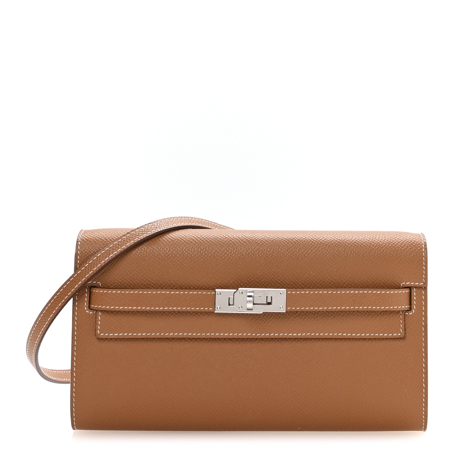エルメス ケリートゥーゴー 長財布 Gold エプソン シルバー金具 HERMES KELLY TO GO WALLET GOLD EPSOM SILVER HARDWARE