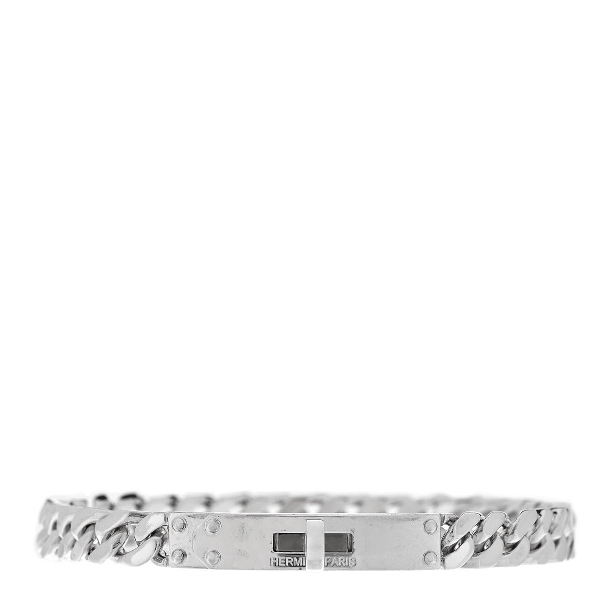エルメス ケリー ブレスレット スターリングシルバー TPM Gourmette Bracelet HERMES KELLY BRACELET STERLING SILVER TPM GOURMETTE BRACELET