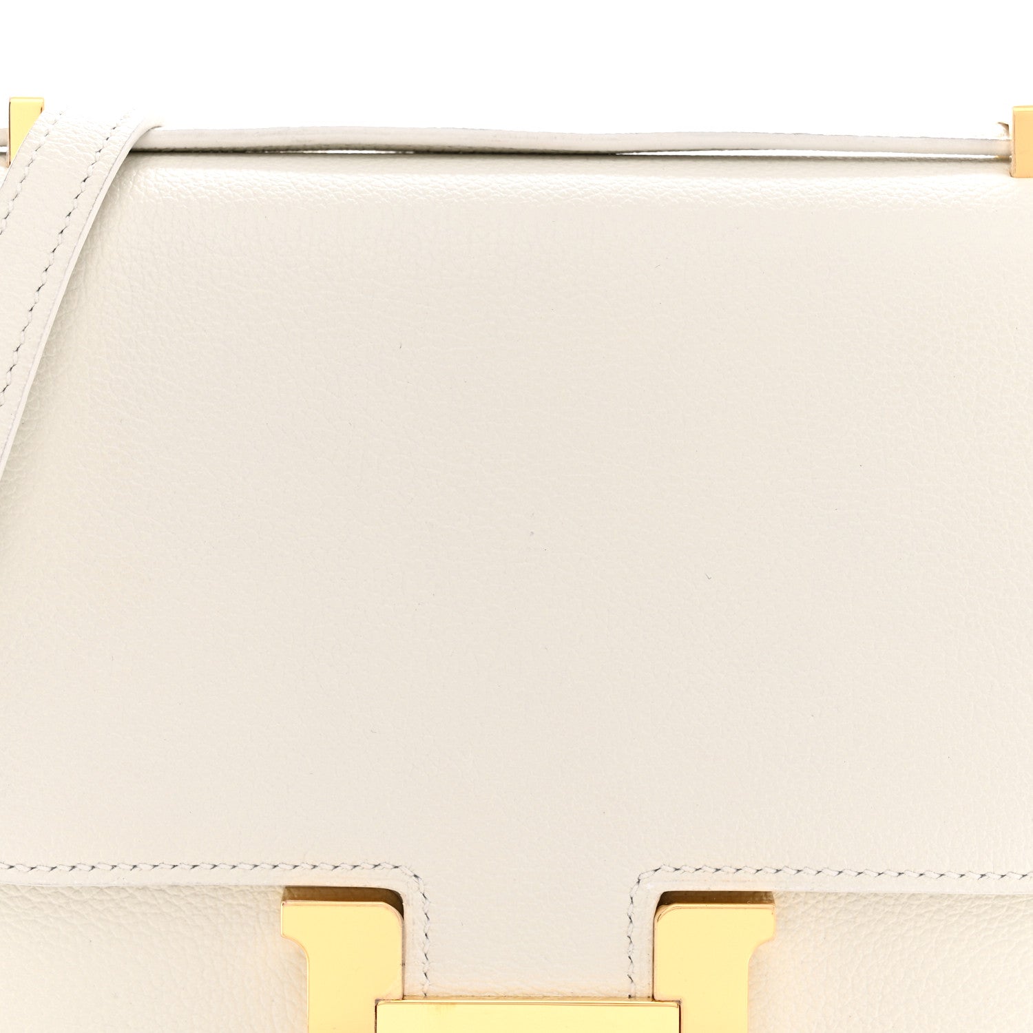 エルメス  ミニコンスタンス 18 White エバーカラー ゴールド金具 HERMES MINI CONSTANCE 18 WHITE EVERCOLOR GOLD HARDWARE