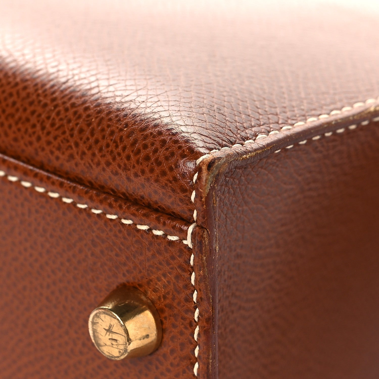 エルメス ケリー32 外縫い Noisette クシュベル ゴールド金具 HERMES KELLY32 SELLIER NOISETTE COURCHEVEL GOLD HARDWARE