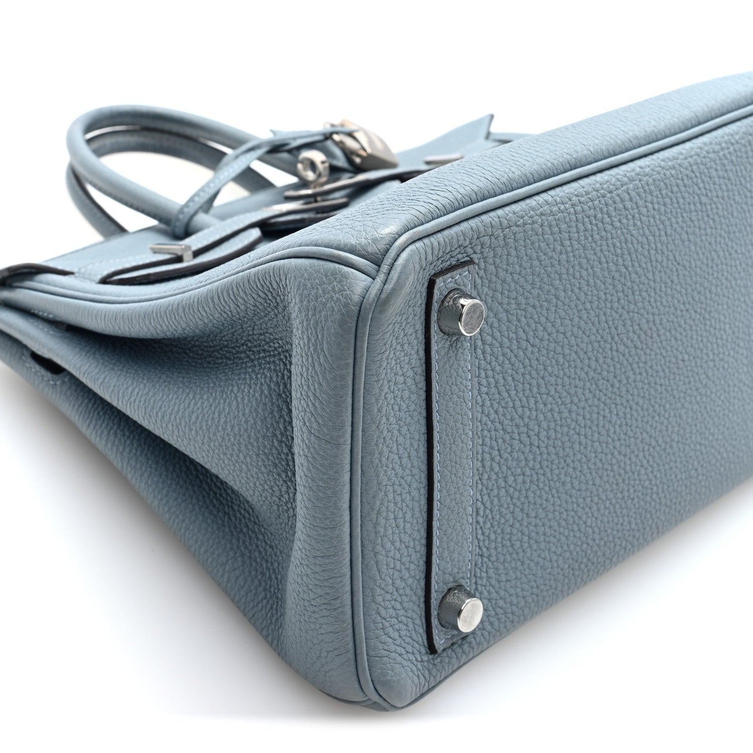 エルメス バーキン 25 ヴェルソ Bleu Lin Chai トゴ シルバー金具 HERMES BIRKIN 25 VERSO BLEU LIN CHAI TOGO SILVER HARDWARE