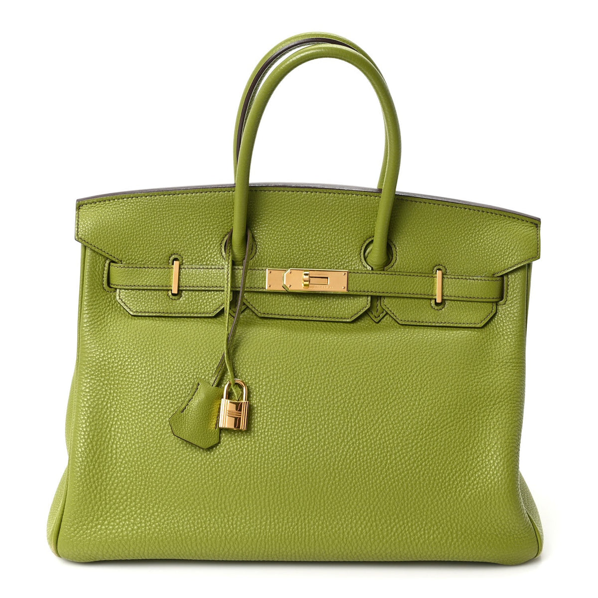 Hermès Birkin 35 Vert Anis Togo Gold Hardware