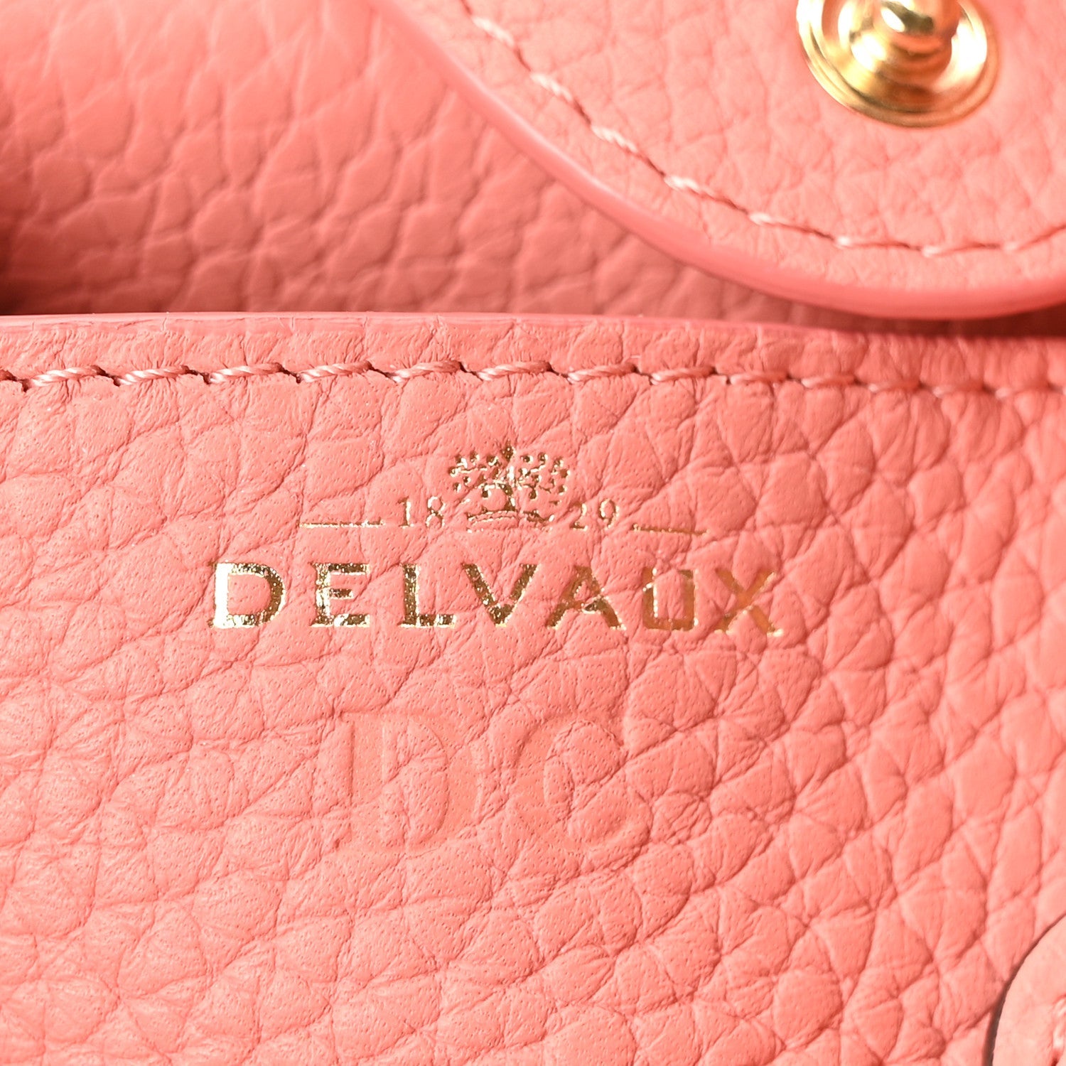 デルヴォー ミニ デイリー サーピケ バケット Pink トリヨン ゴールド金具 DELVAUX MINI DAILY SURPIQUE BUCKET PINK TAURILLON GOLD HARDWARE
