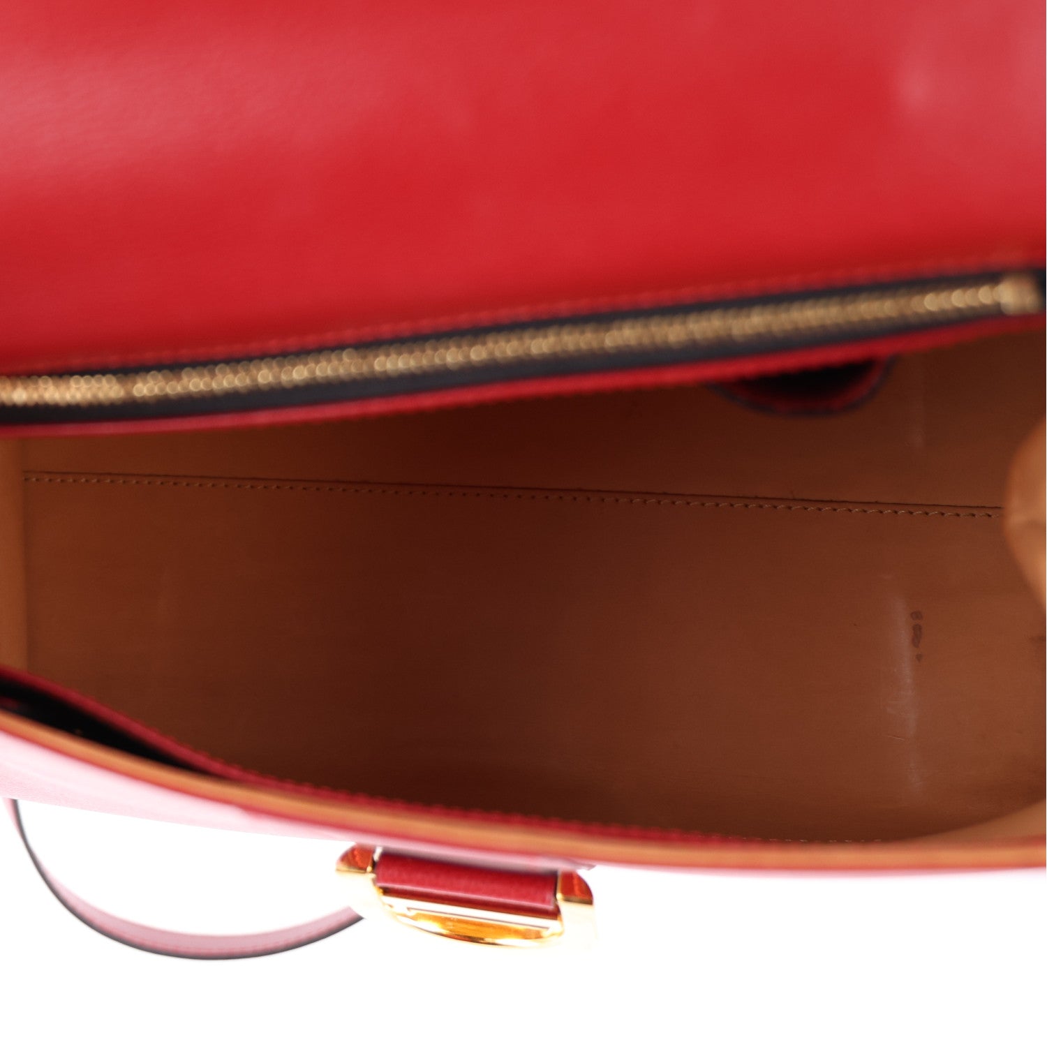 デルヴォー ブリヨン MM ショルダーバッグ Red グレインドカーフスキン ローズゴールド金具 DELVAUX BRILLANT MM SHOULDER BAG RED GRAINED CALFSKIN ROSE GOLD HARDWARE