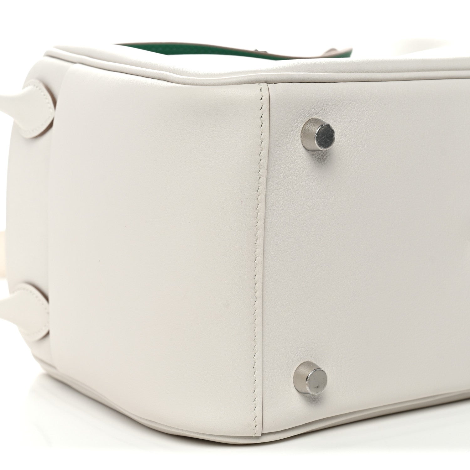 エルメス リンディ 26 ヴェルソ Gris Pale Vert Vertigo スイフト シルバー金具 HERMES LINDY 26 VERSO GRIS PALE VERT VERTIGO SWIFT SILVER HARDWARE