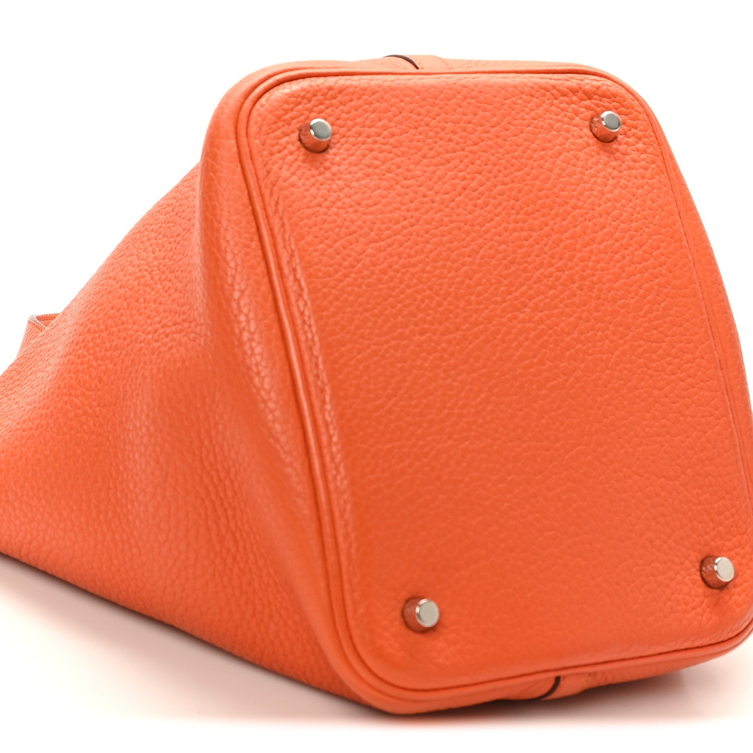 エルメス ピコタンロック MM 22 Orange トリヨンクレマンス シルバー金具 HERMES PICOTIN LOCK MM 22 ORANGE TAURILLON CLEMENCE SILVER HARDWARE
