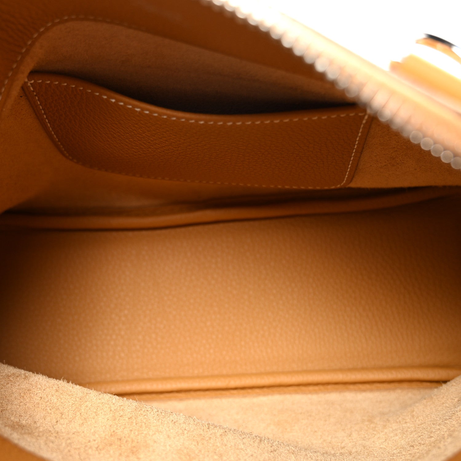Hermès Bolide Messenger Naturel Sable Togo Silver Hardware