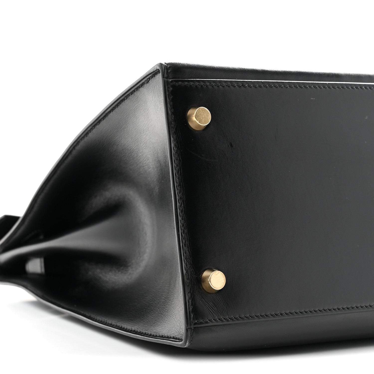 エルメス ケリー 35 外縫い Black ボックス ゴールド金具 HERMES KELLY 35 SELLIER BLACK BOX GOLD HARDWARE