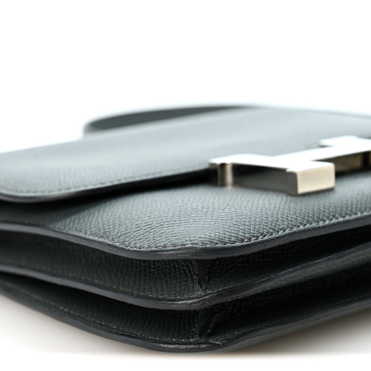 Hermès Mini Constance 18 Bleu Orage Epsom Silver Hardware
