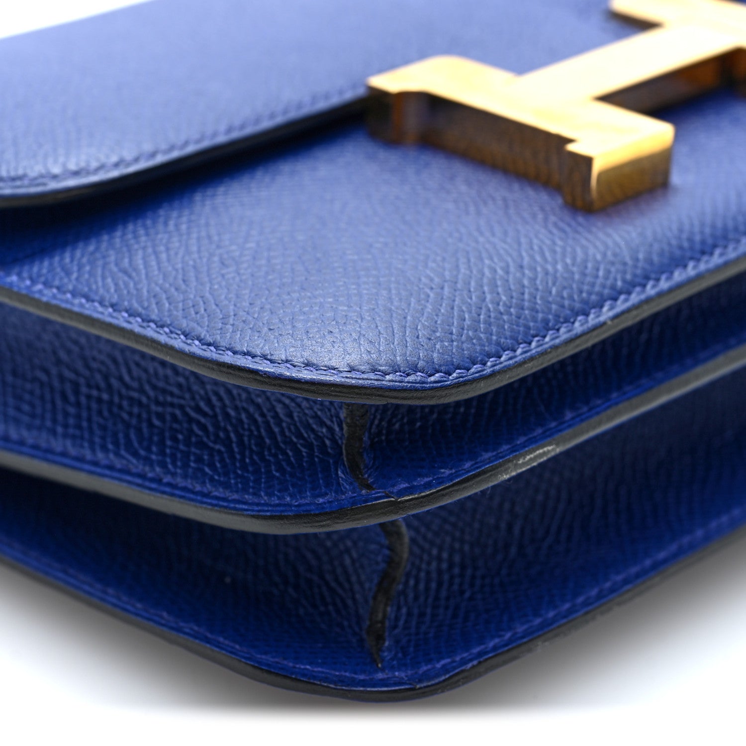 エルメス ミニコンスタンス 18 Bleu Electrique エプソン ゴールド金具 HERMES MINI CONSTANCE 18 BLEU ELECTRIQUE EPSOM GOLD HARDWARE