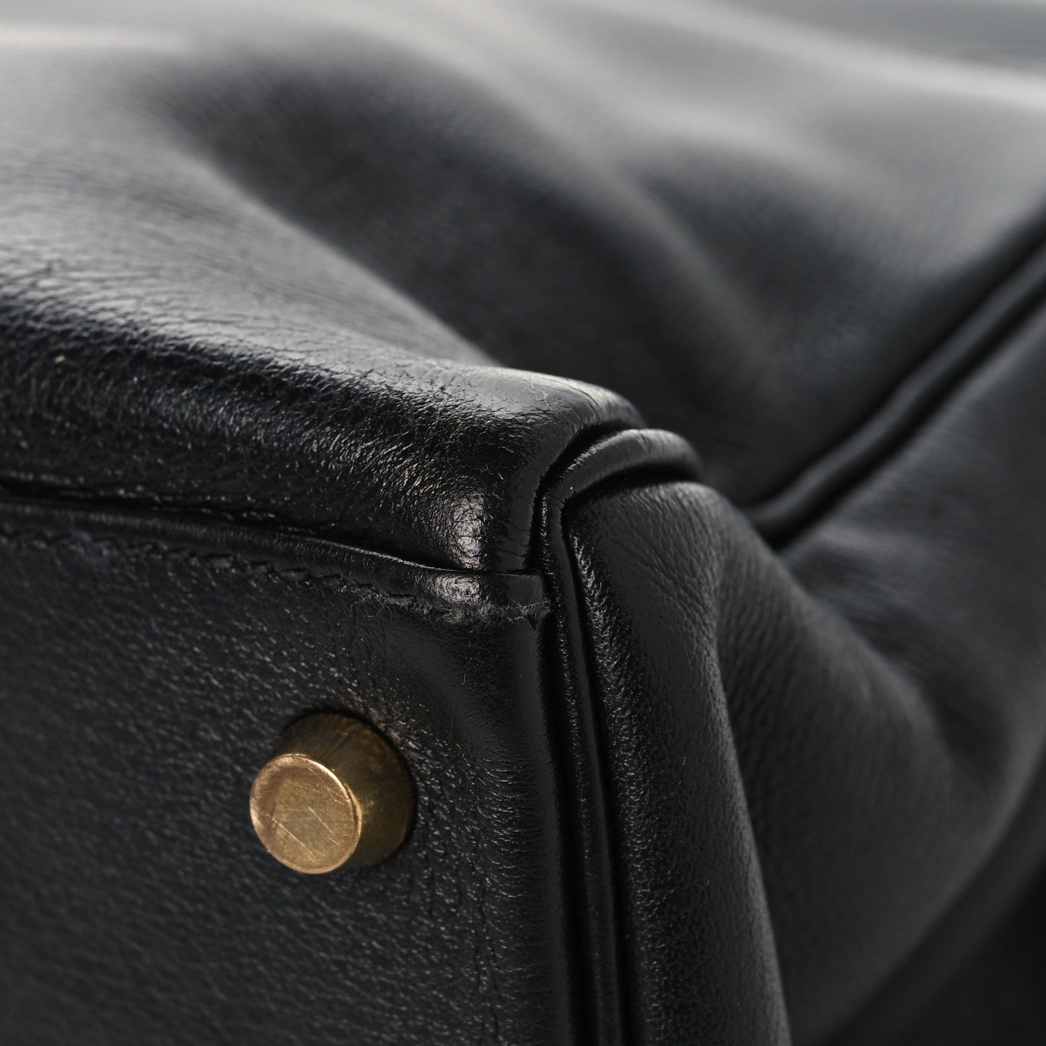 エルメス ケリー 28 内縫い Black エバーカーフ ゴールド金具 HERMES KELLY 28 RETOURNE BLACK EVERCALF GOLD HARDWARE