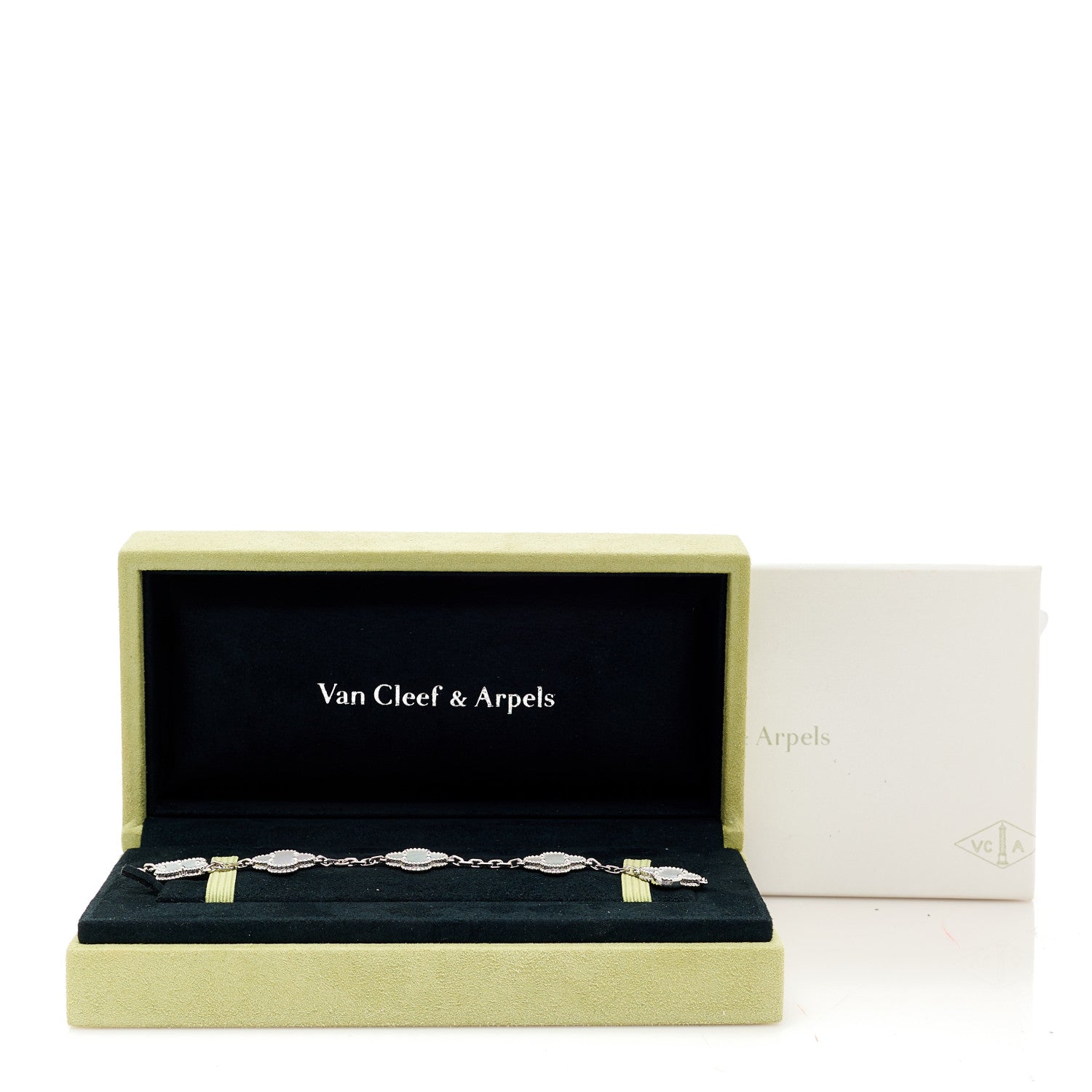 ヴァンクリーフ&アーペル 18Kホワイトゴールド マザーオブパール 5