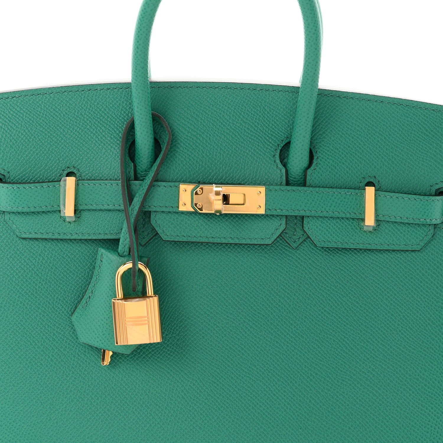 エルメス バーキン 25 外縫い Vert Jade エプソン ゴールド金具 HERMES BIRKIN 25 SELLIER VERT JADE EPSOM GOLD HARDWARE