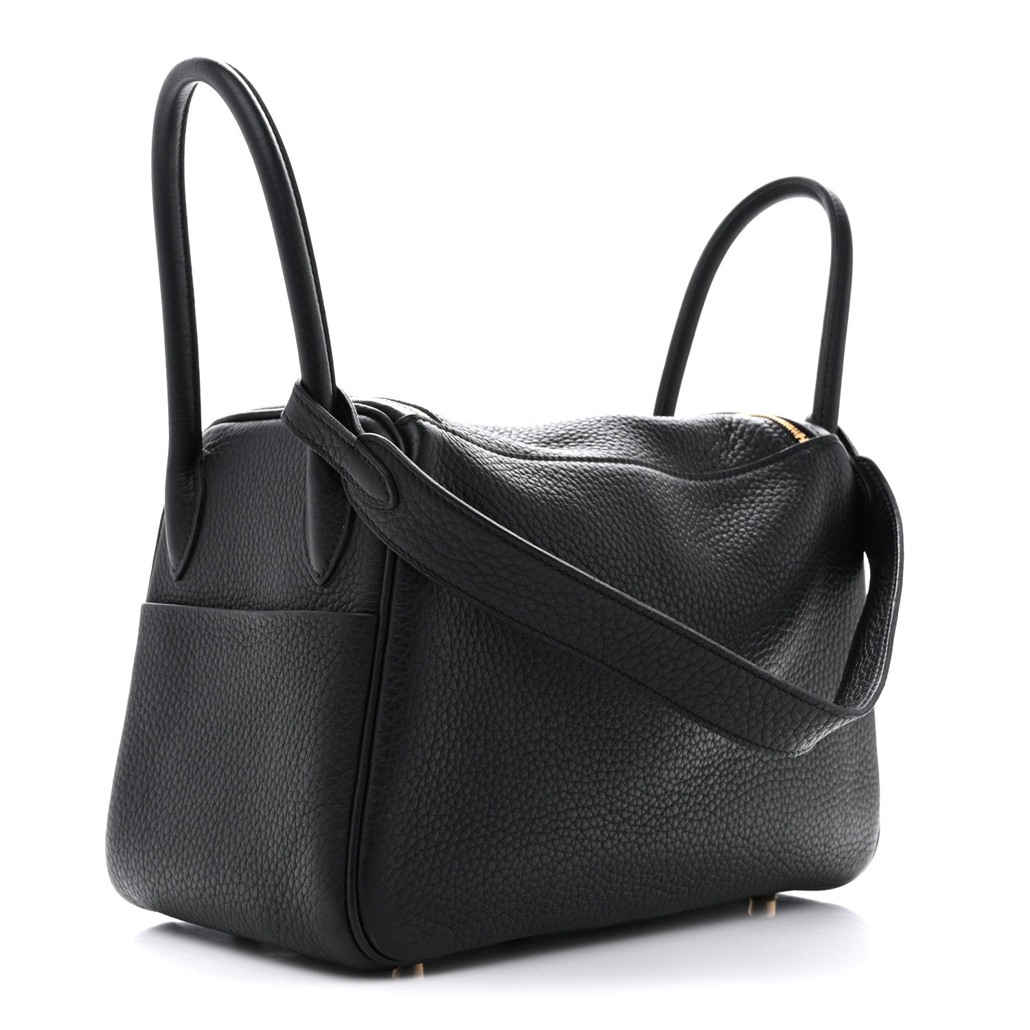 エルメス リンディ 26 Black トリヨンクレマンス ゴールド金具 HERMES LINDY 26 BLACK TAURILLON CLEMENCE GOLD HARDWARE