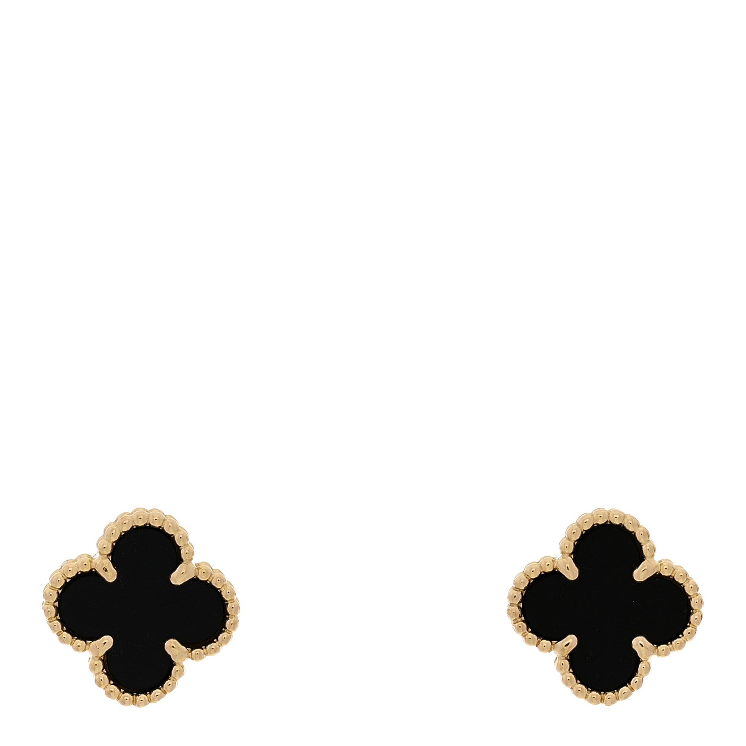 ヴァンクリーフ＆アーペル スウィートアルハンブラ ピアス ブラックオニキス 18K イエローゴールド VAN CLEEF & ARPELS SWEET ALHAMBRA EARRINGS BLACK ONYX 18K YELLOW GOLD