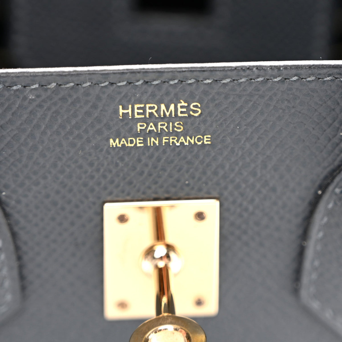 エルメス バーキン 25 外縫い Gris Misty エプソン ゴールド金具 HERMES BIRKIN 25 SELLIER GRIS MISTY EPSOM GOLD HARDWARE