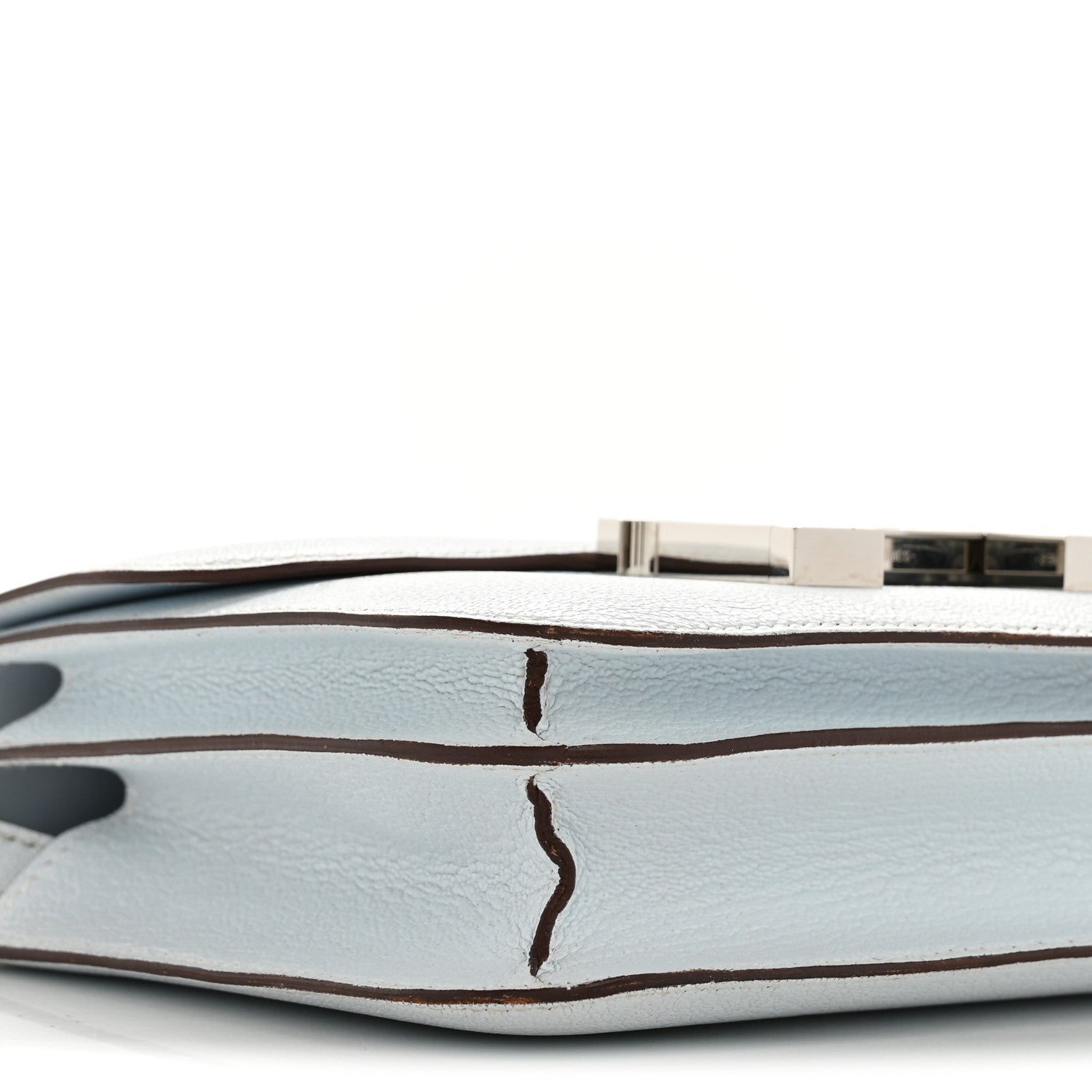 エルメス ミニコンスタンス 18 Bleu Brume シェーブルミゾール シルバー金具 HERMES MINI CONSTANCE 18 BLEU BRUME CHEVRE MYSORE SILVER HARDWARE