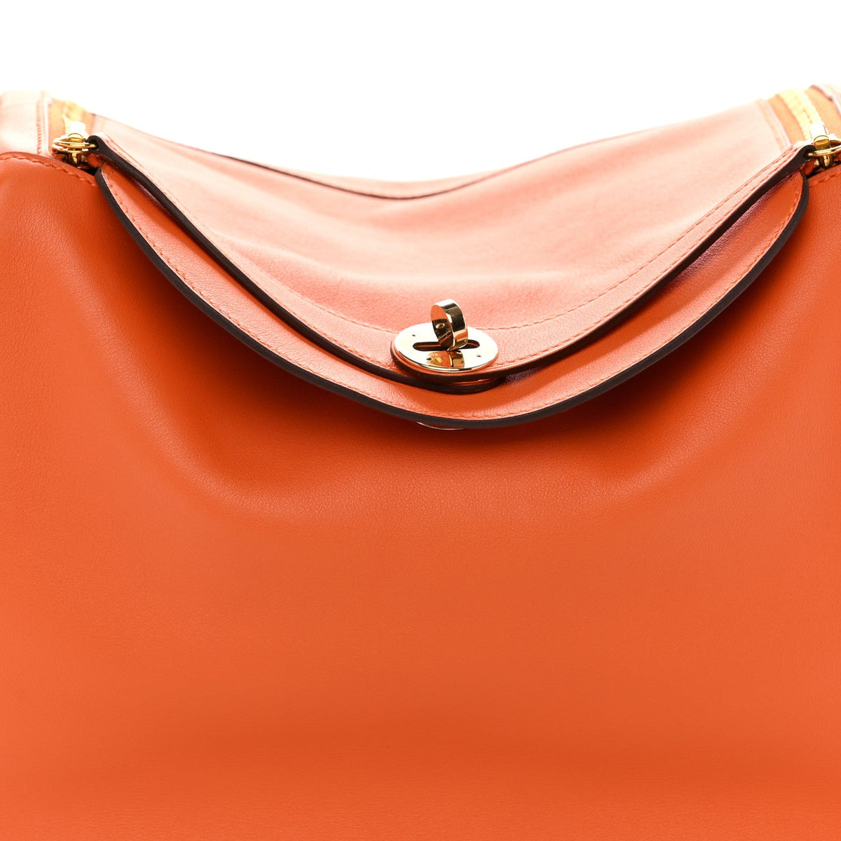 エルメス リンディ 30 ヴェルソ Orange Vermillion スイフト ゴールド金具 HERMES LINDY 30 VERSO ORANGE VERMILLION SWIFT GOLD HARDWARE