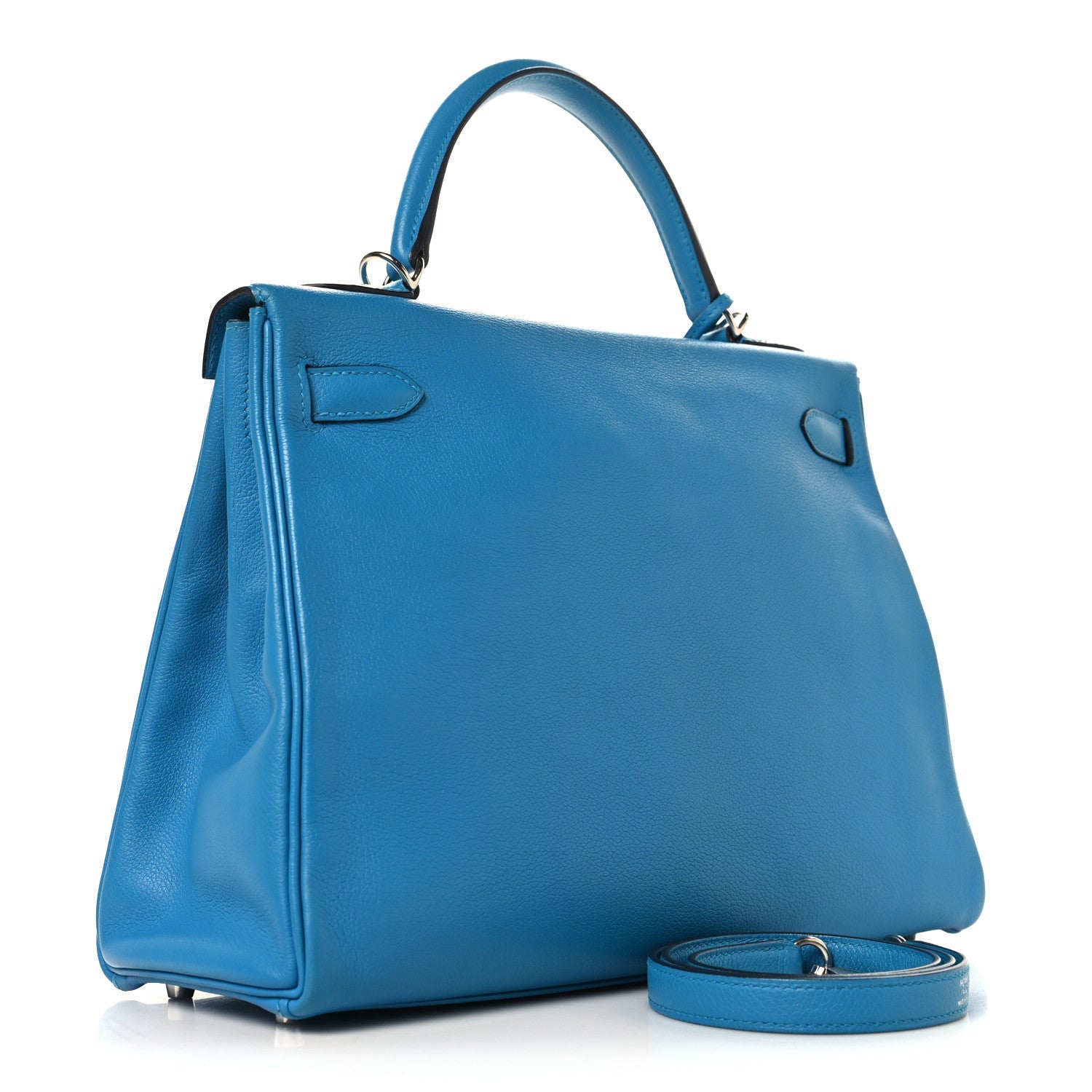 エルメス ケリー32 内縫い Bleu Zanzibar トゴ シルバー金具 HERMES KELLY32 RETOURNE BLEU ZANZIBAR TOGO SILVER HARDWARE
