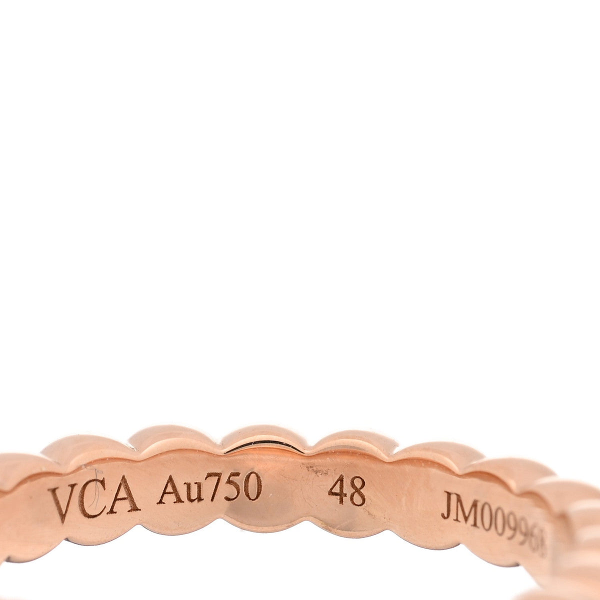 VAN CLEEF & ARPELS PERLÉE RING DIAMOND 18K ROSE GOLD
