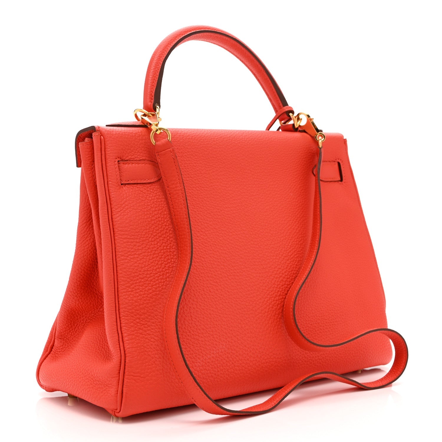 エルメス ケリー32 内縫い Capucine トゴ ゴールド金具 HERMES KELLY32 RETOURNE CAPUCINE TOGO GOLD HARDWARE