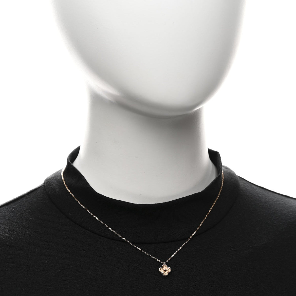 ヴァンクリーフ＆アーペル スウィートアルハンブラ ペンダントネックレス 18K ローズゴールド VAN CLEEF & ARPELS SWEET ALHAMBRA PENDANT NECKLACE 18K ROSE GOLD