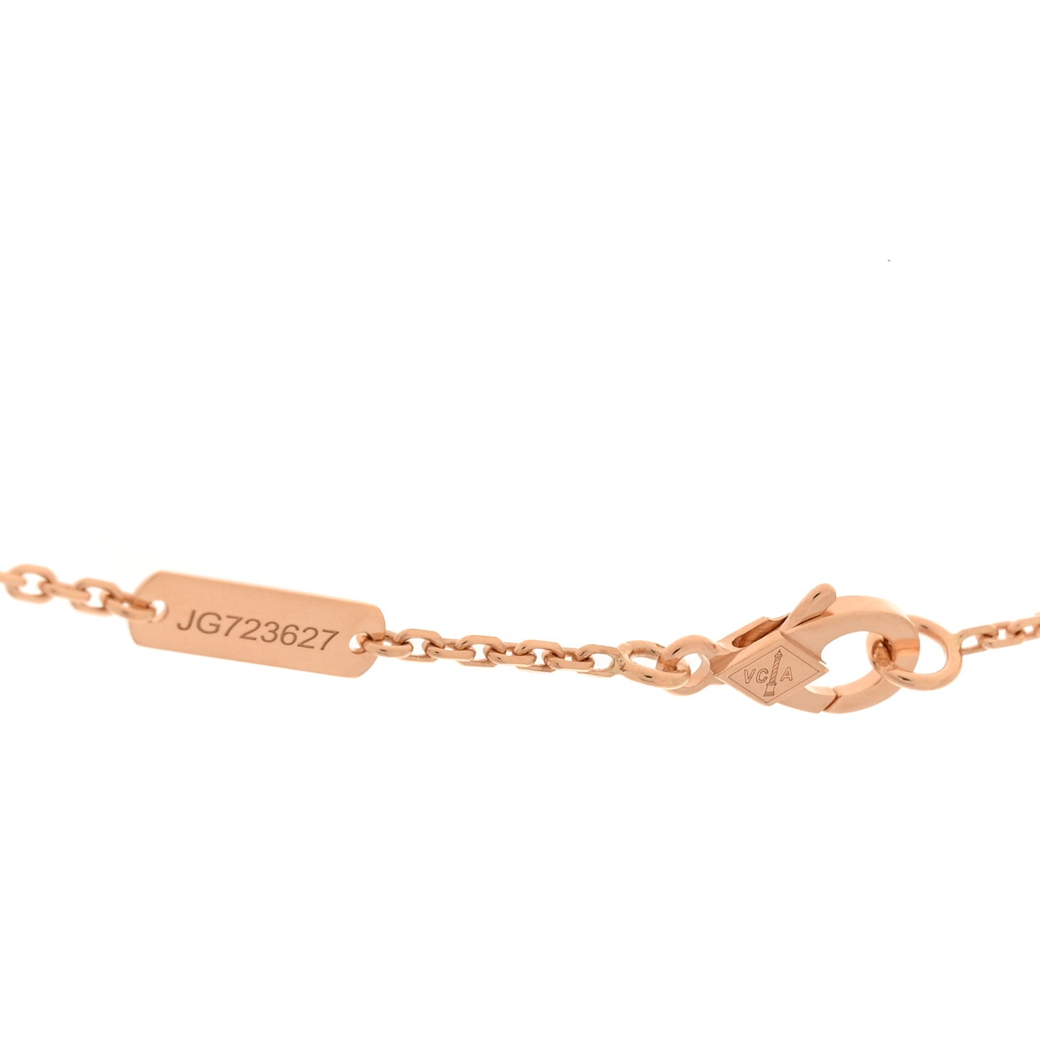 ヴァンクリーフ＆アーペル ヴィンテージアルハンブラ ペンダントネックレス マルチカラー 18K ローズゴールド VAN CLEEF & ARPELS VINTAGE ALHAMBRA PENDANT NECKLACE MULTICOLOR 18K ROSE GOLD