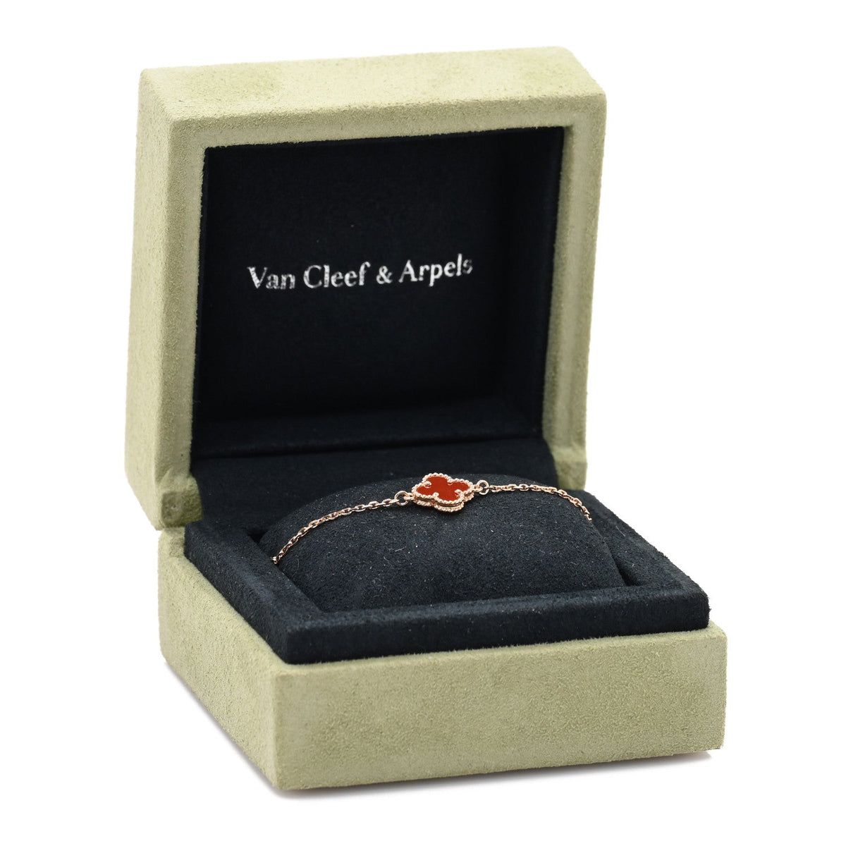 ヴァンクリーフ＆アーペル スウィートアルハンブラ ブレスレット カーネリアン 18K ローズゴールド VAN CLEEF & ARPELS SWEET ALHAMBRA BRACELET CARNELIAN 18K ROSE GOLD
