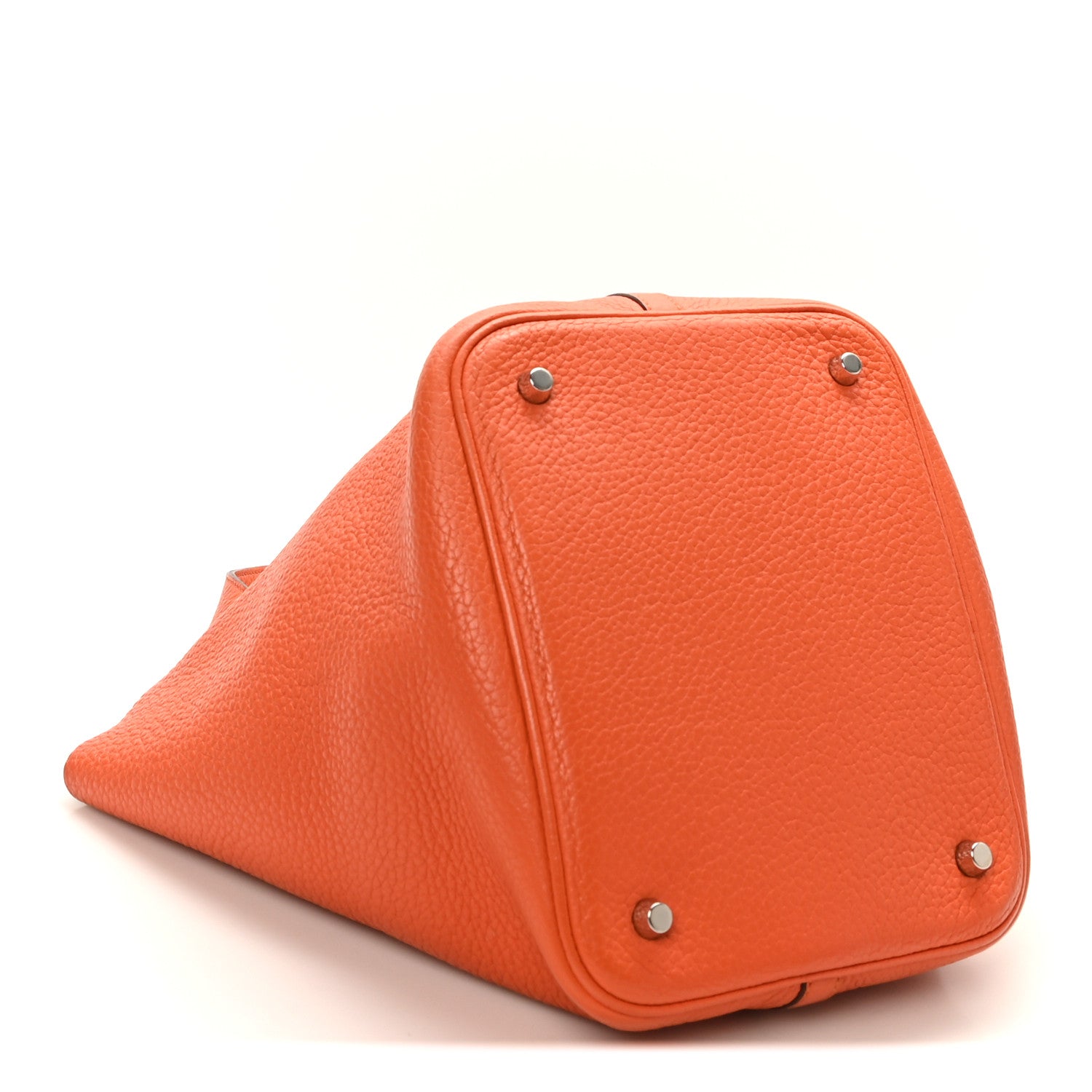 エルメス ピコタンロック MM 22 Orange トリヨンクレマンス シルバー金具 HERMES PICOTIN LOCK MM 22 ORANGE TAURILLON CLEMENCE SILVER HARDWARE