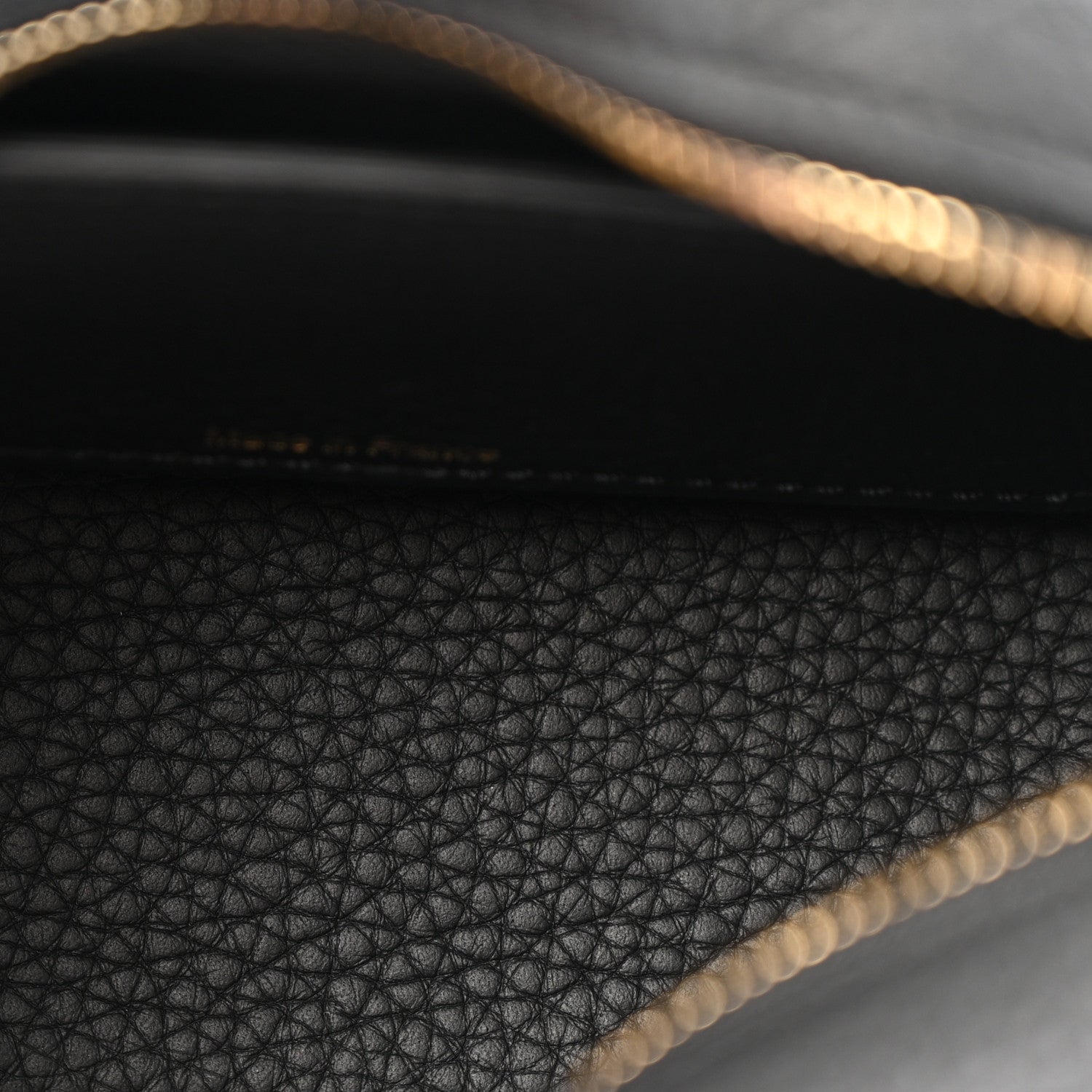 デルヴォー ナノ Black トリヨンソフト ゴールド金具 DELVAUX NANO BLACK TAURILLON SOFT GOLD HARDWARE