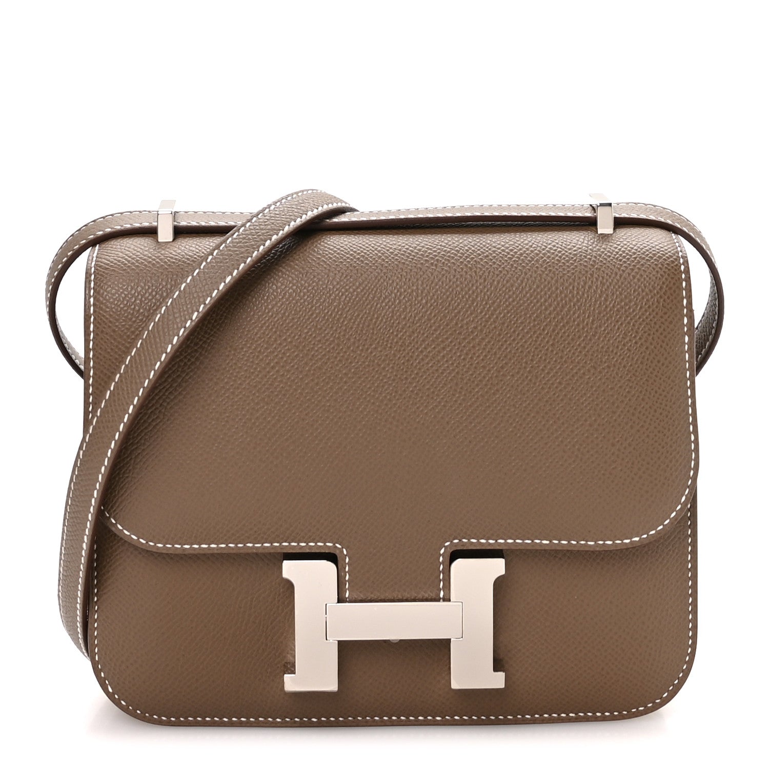 エルメス  ミニコンスタンス 18 Etoupe エプソン シルバー金具 HERMES MINI CONSTANCE 18 ETOUPE EPSOM SILVER HARDWARE