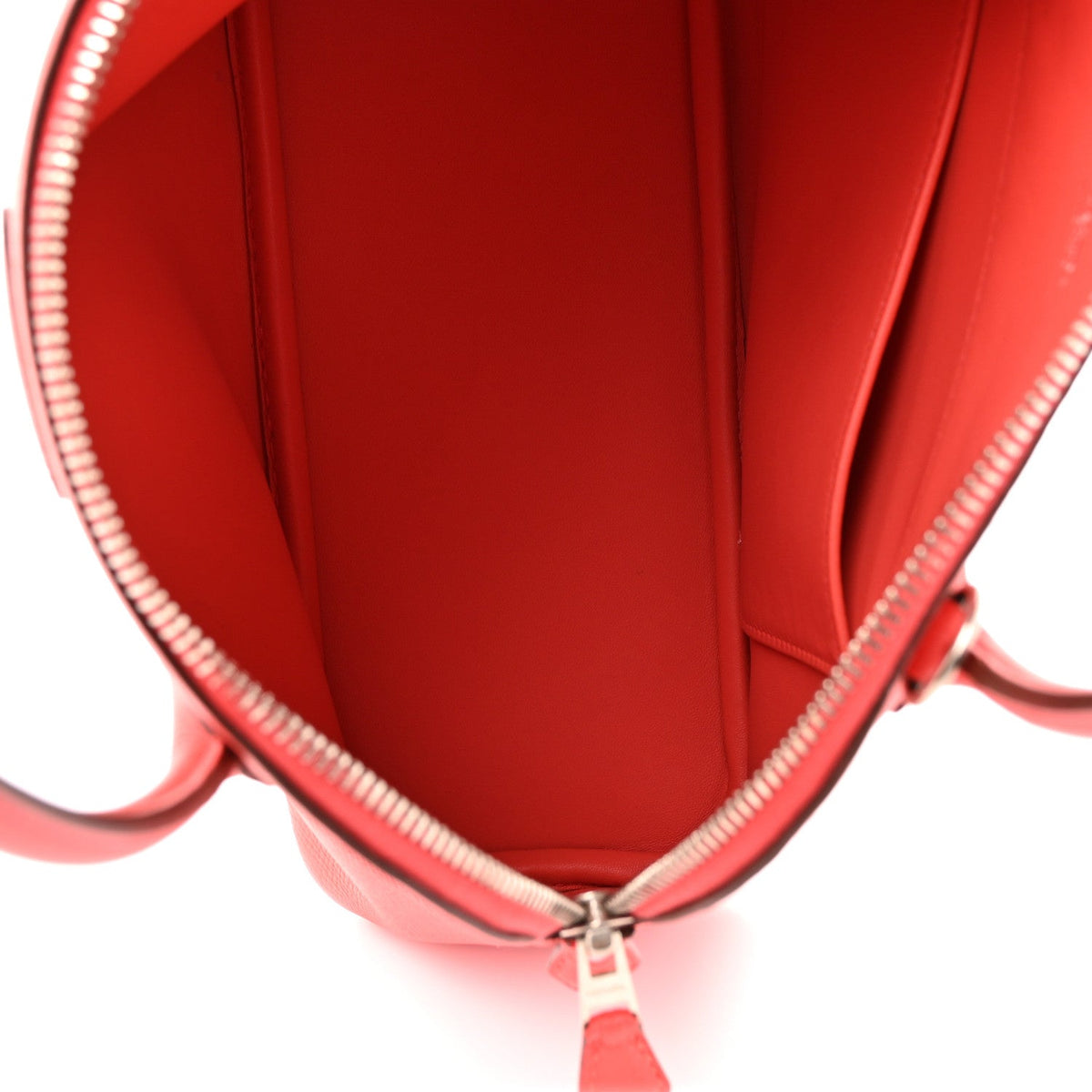 Hermès Bolide 27 Rouge Pivoine Epsom Silver Hardware