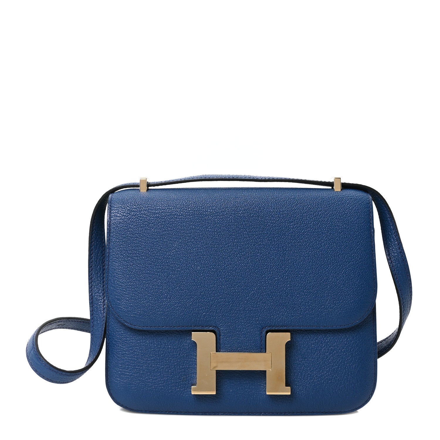 エルメス ミニコンスタンス 18 ヴェルソ Blue Saphir Menthe シェーブルミゾール パーマブラス金具 HERMES MINI CONSTANCE 18 VERSO BLUE SAPHIR MENTHE CHEVRE MYSORE PERMABRASS HARDWARE