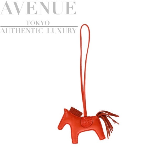 Hermes Rodeo charm Pegasus PM Mauve pale/Sesame/Ebene Agneau/Swift leather