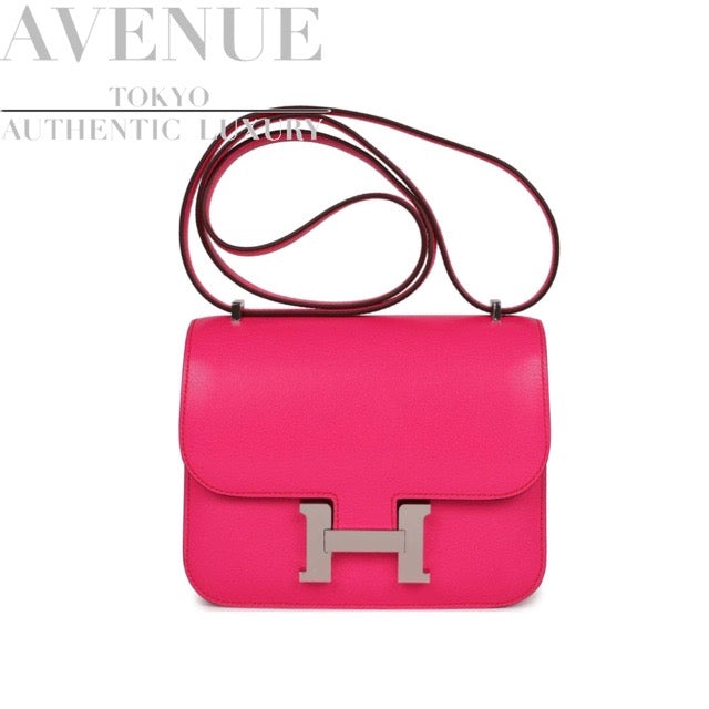 Hermes Constance 18 Mini Rouge de Coeur W Mirror