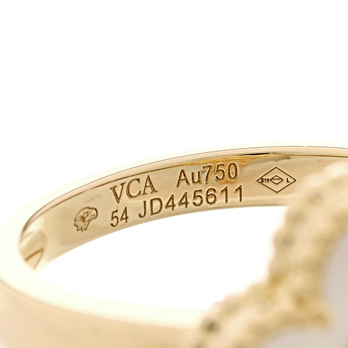 ヴァンクリーフ＆アーペル ヴィンテージアルハンブラ リング マルチカラー 18K イエローゴールド VAN CLEEF & ARPELS VINTAGE ALHAMBRA RING MULTICOLOR 18K YELLOW GOLD
