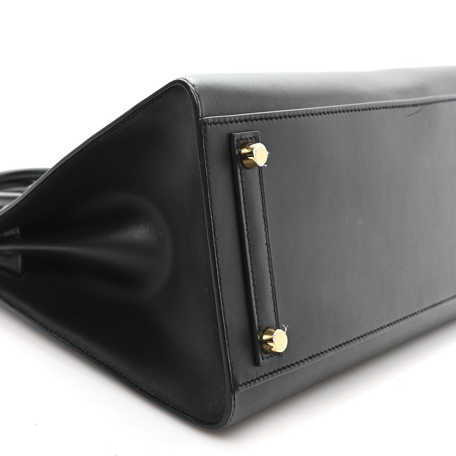 HERMES BIRKIN 30 SELLIER BLACK VEAU MONSIEUR GOLD HARDWARE