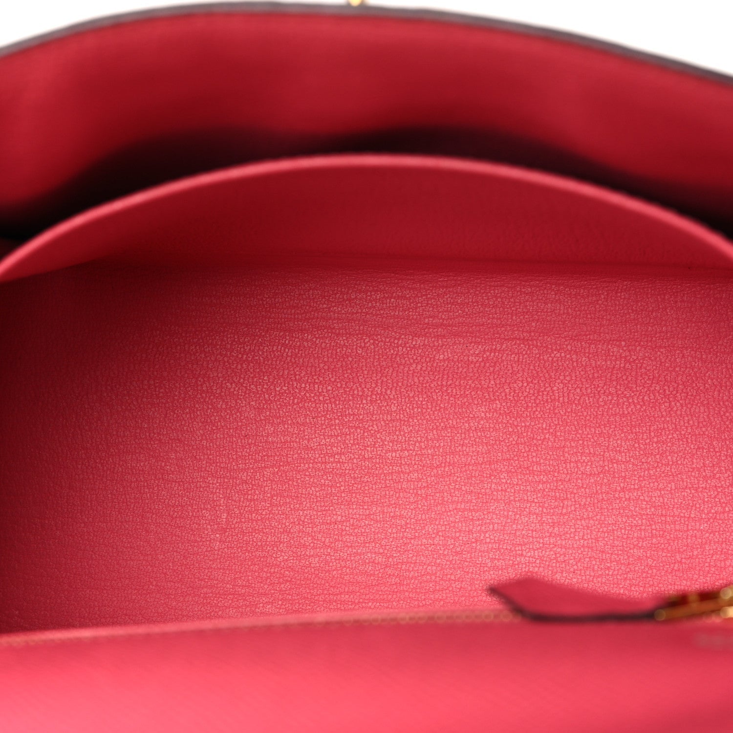 HERMES KELLY 25 SELLIER HSS SPECIAL ORDER ROSE AZALEE CRAIE EPSOM BRUSHED GOLD HARDWARE