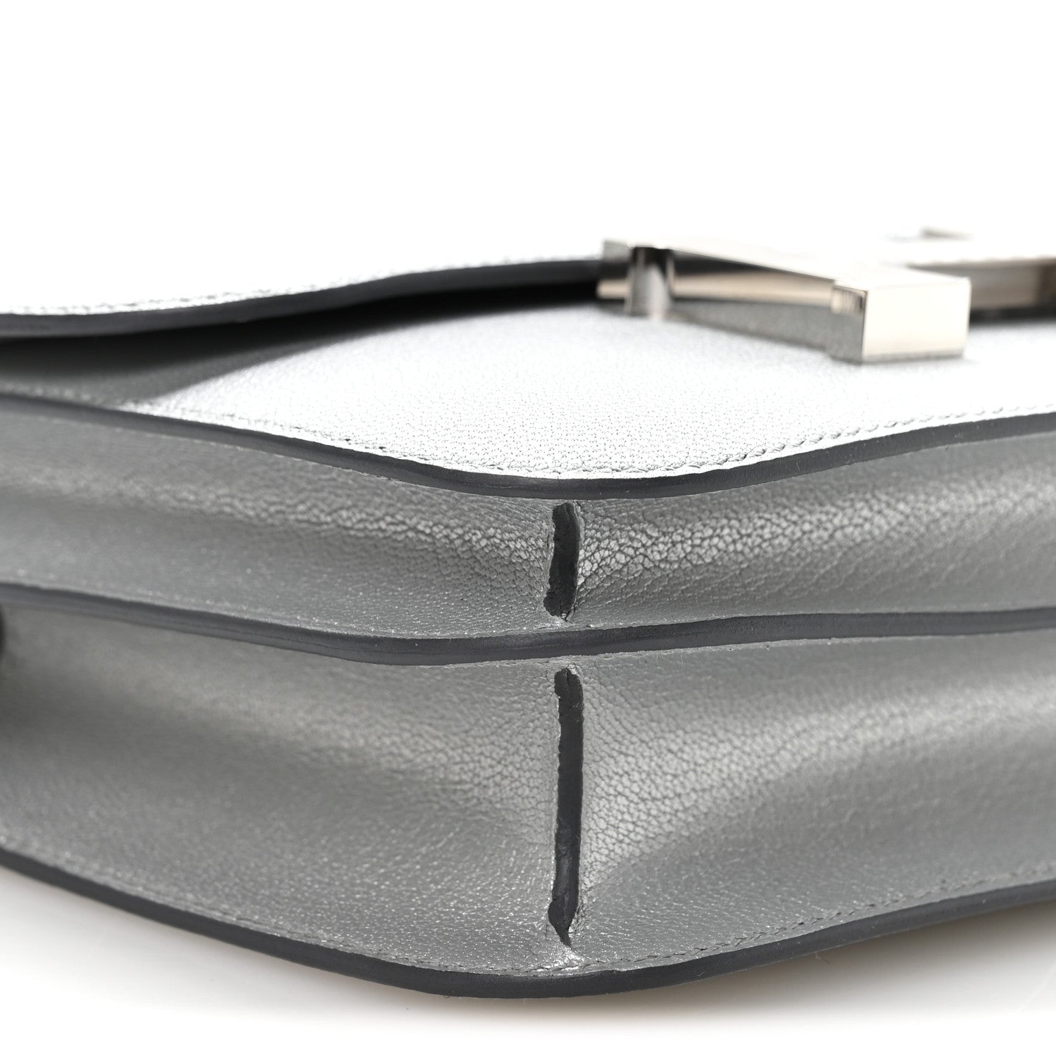 エルメス ミロワール ミニコンスタンス 18 Argent シェーブル シルバー金具 HERMES MINI CONSTANCE 18 ARGENT CHEVRE SILVER HARDWARE
