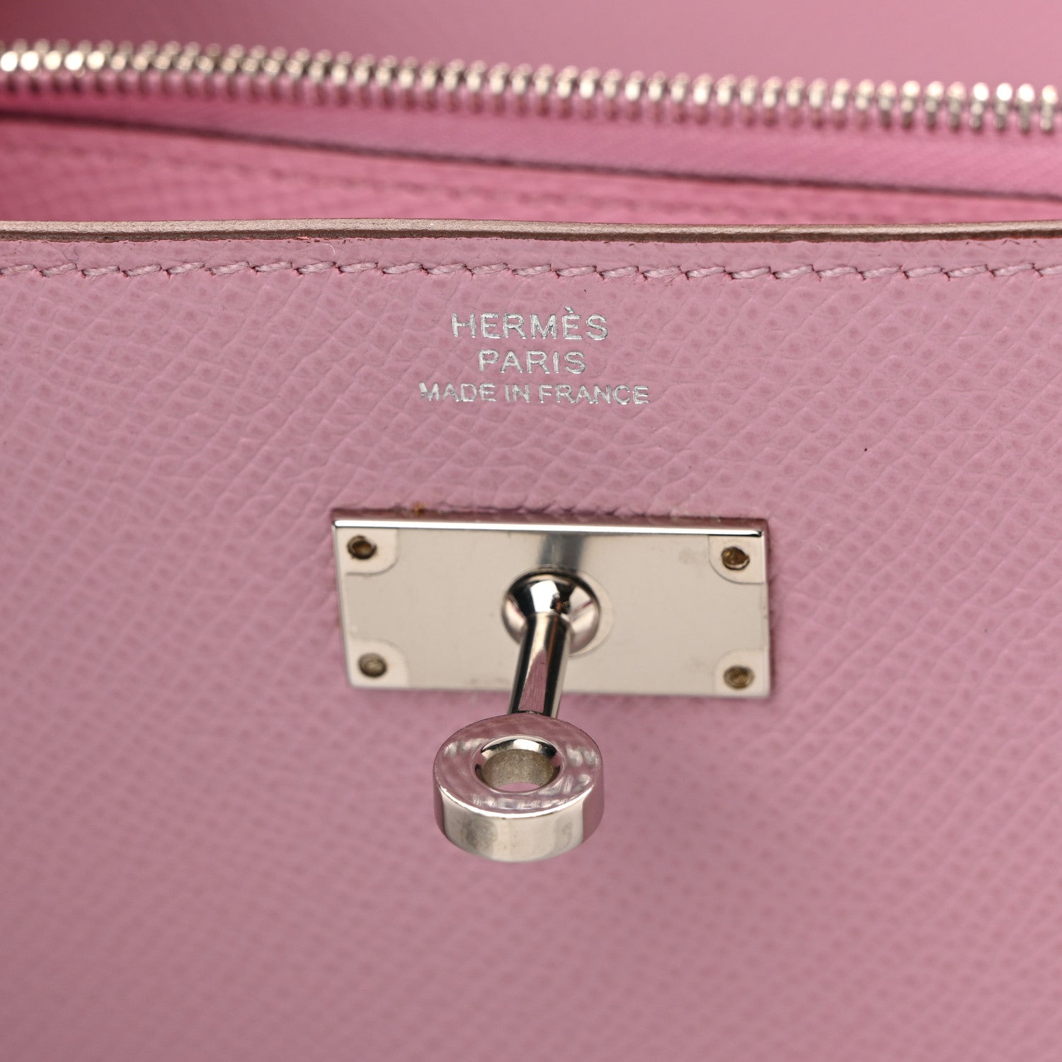 エルメス ケリートゥーゴー 長財布 Mauve Sylvestre エプソン シルバー金具 HERMES KELLY TO GO WALLET MAUVE SYLVESTRE EPSOM SILVER HARDWARE