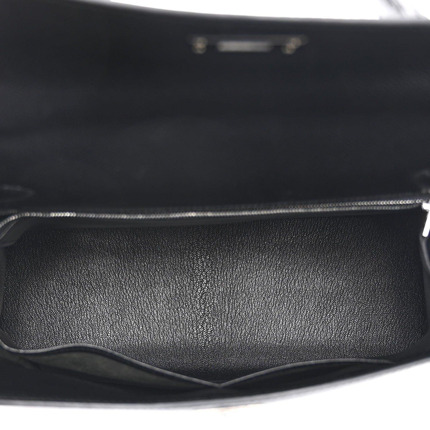 エルメス ケリー 32 外縫い Black クシュベル シルバー金具 HERMES