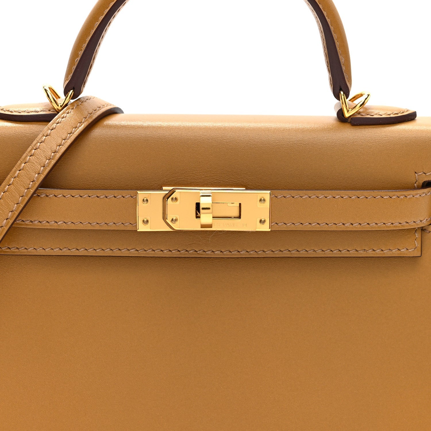 エルメス ミニケリー 20 外縫い Biscuit タデラクト ゴールド金具 HERMES MINI KELLY 20 SELLIER BISCUIT TADELAKT GOLD HARDWARE