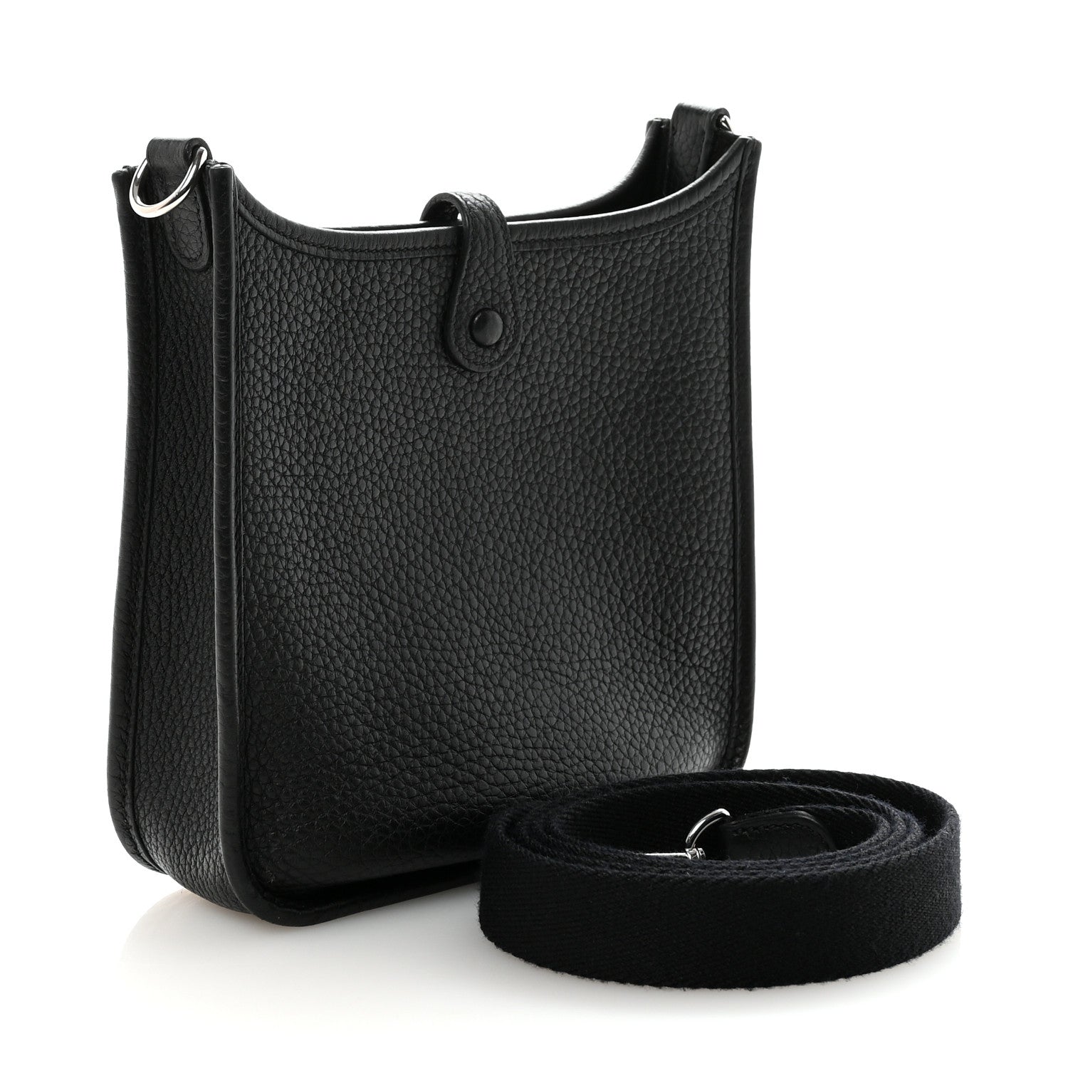 HERMES ミニエブリン TPM 黑 エルメス ミニエヴリン TPM Black トリヨンクレマンス シルバー金具