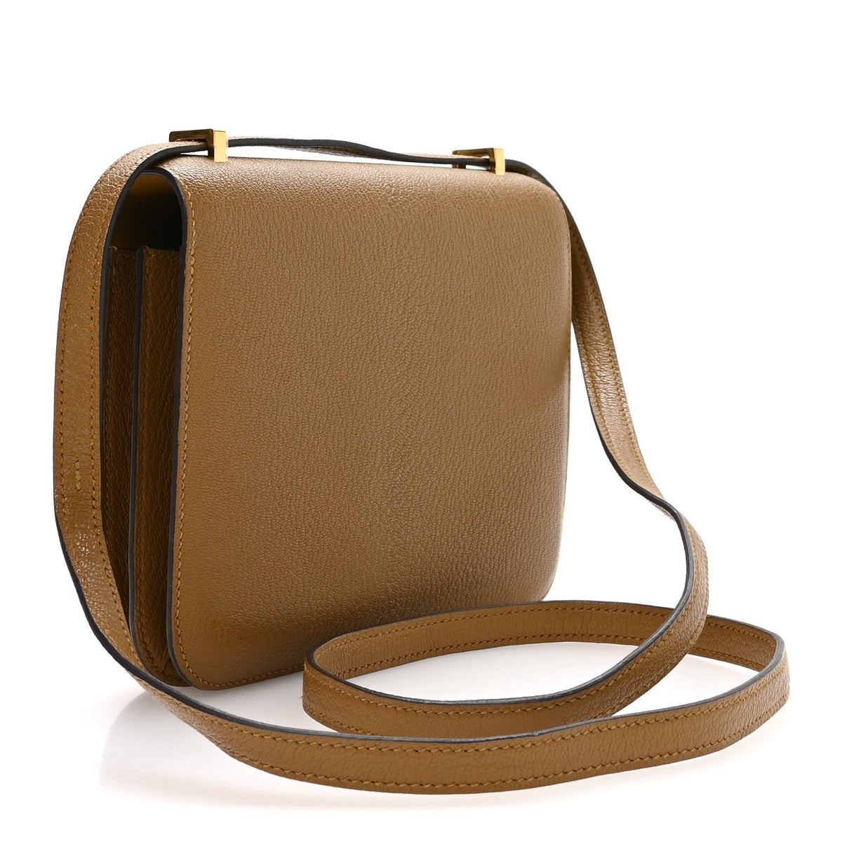 エルメス ミニコンスタンス 18 Kraft シェーブルミゾール ゴールド金具 HERMES MINI CONSTANCE 18 KRAFT CHEVRE MYSORE GOLD HARDWARE