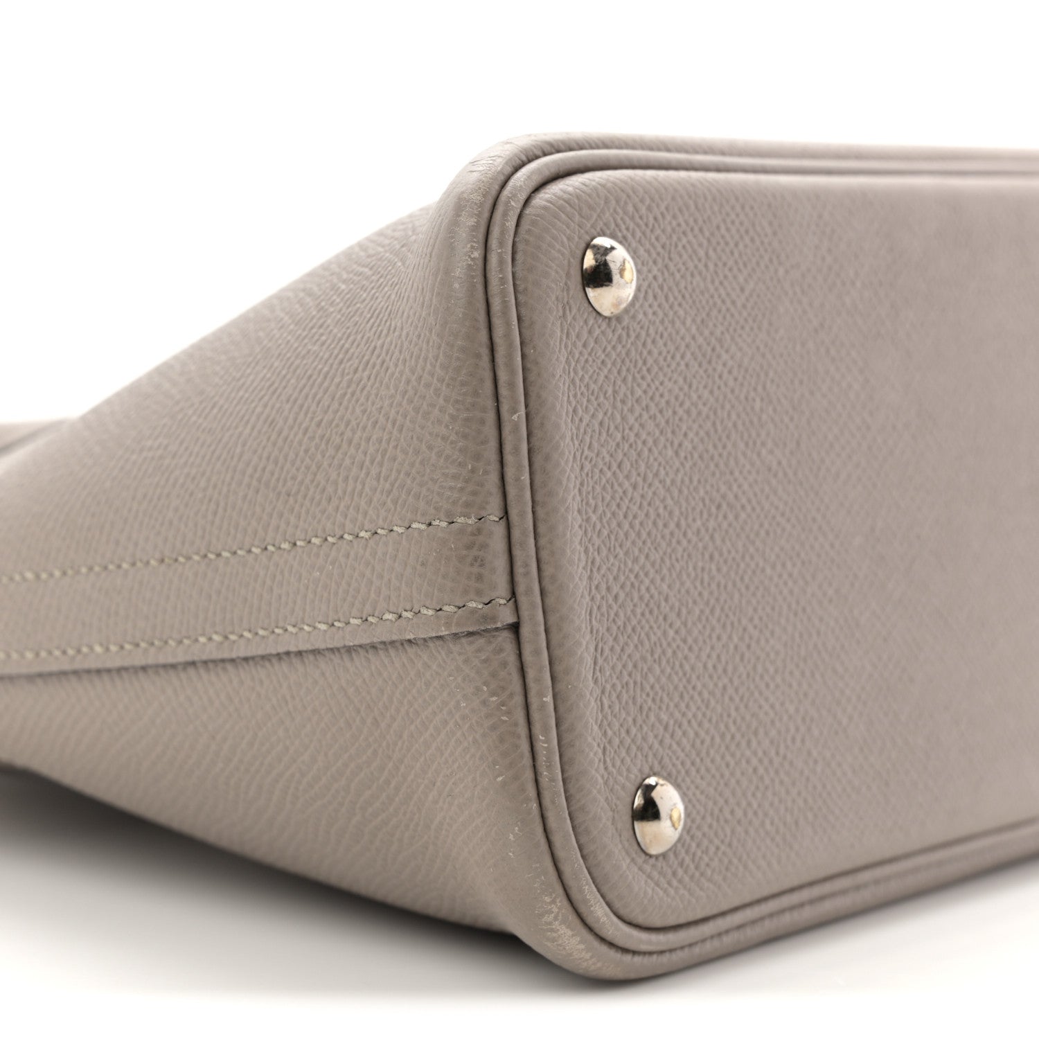 HERMES BOLIDE 27 ETAIN EPSOM SILVER HARDWARE