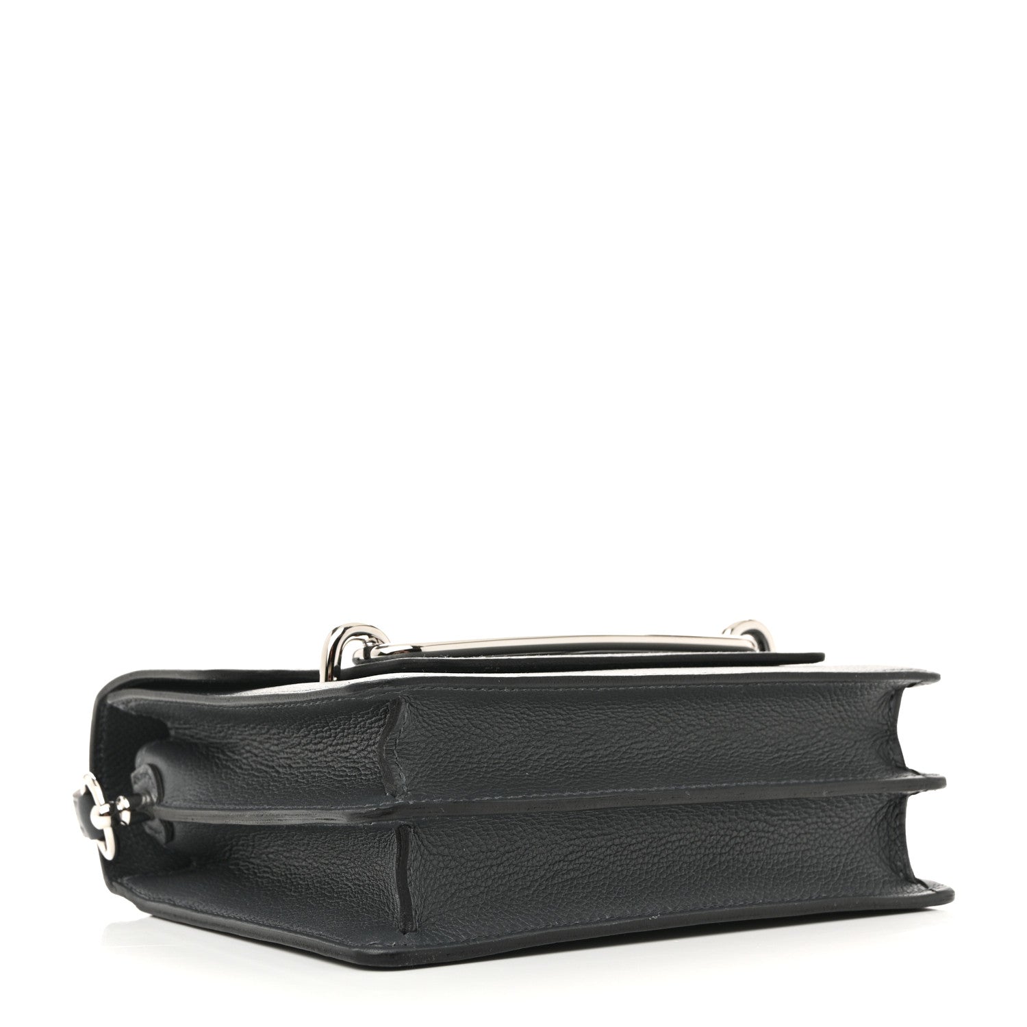 エルメス ミニルリ Gris Misty エバーカラー シルバー金具 HERMES MINI ROULIS GRIS MISTY EVERCOLOR SILVER HARDWARE
